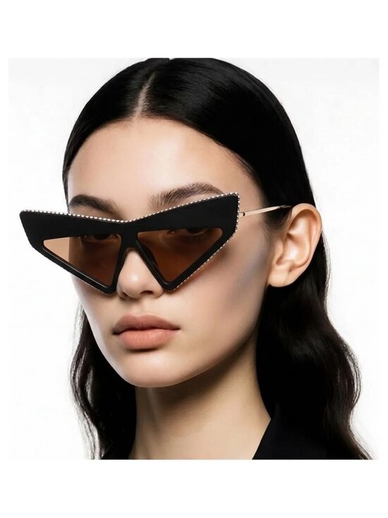 New ? Original Gucci Brown Geometric Ladies Sunglasses GG0430S 002 70 main image 7